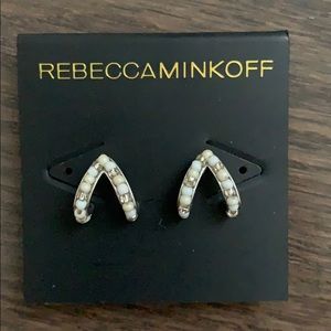 Beaded Stud Earrings - Rebecca Minkoff